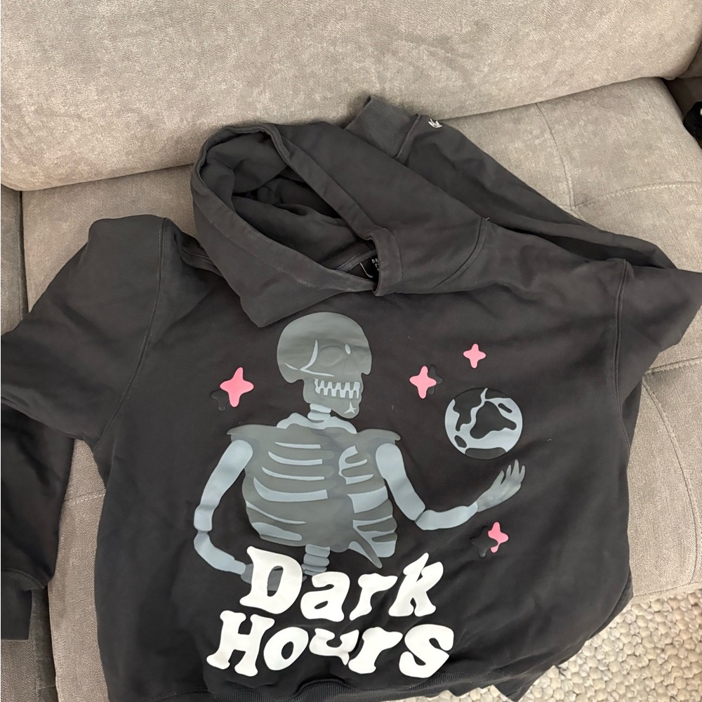 Dark Hours Black Skeleton Sweater